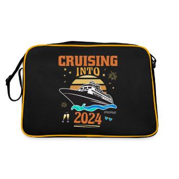 Croisière vers le jour de l’An 2024 - Sac Retro - noir/or - Dos