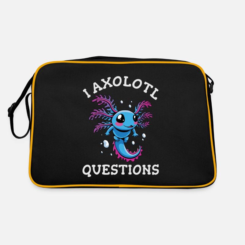 Axolotl pose beaucoup de questions Sac Retro