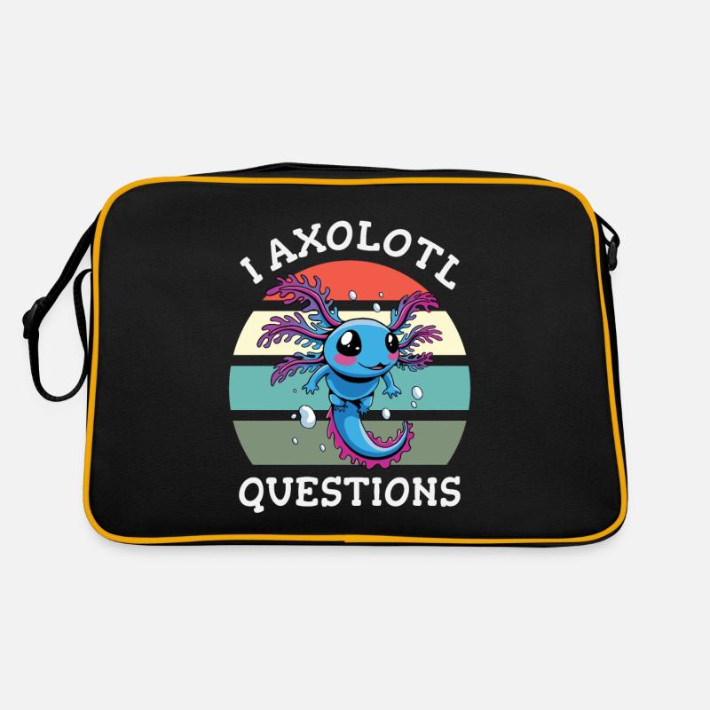 Axolotl pose beaucoup de questions Sac Retro