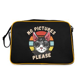 Pas de photos s’il vous plaît - Sac Retro - noir/or - Dos
