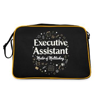 Executive Assistant Master of Multitasking - Retro Bag - black/gold - Back