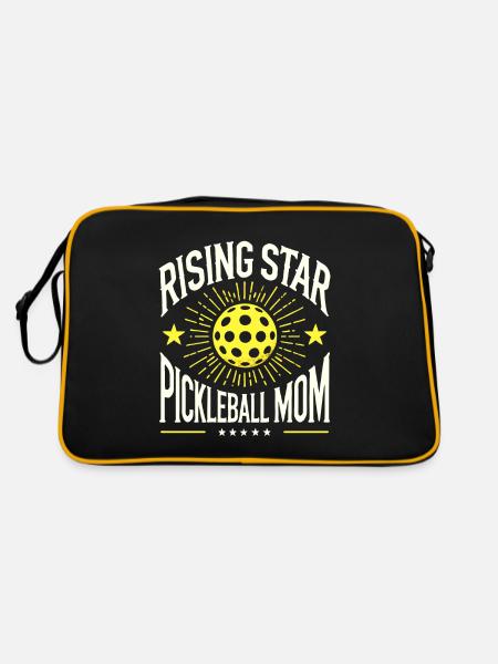 Rising Star Pickleball Mom - Retro Bag - black/gold - Back