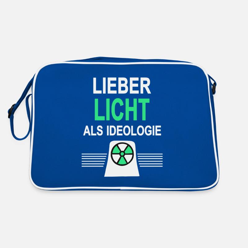Better Light Than Ideology - Yes to Nuclear Power Retro Bag