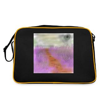 Grass Meadow - Retro Bag - black/gold - Back