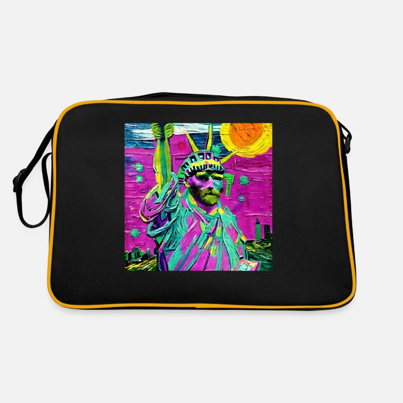Van Gogh Freiheitsstatue Retro Tasche