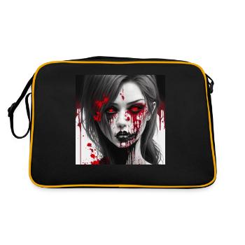 Dame zombie. - Sac Retro - noir/or - Dos