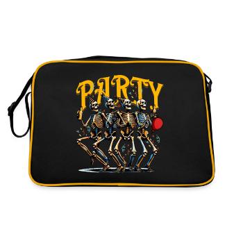PARTI - Sac Retro - noir/or - Dos