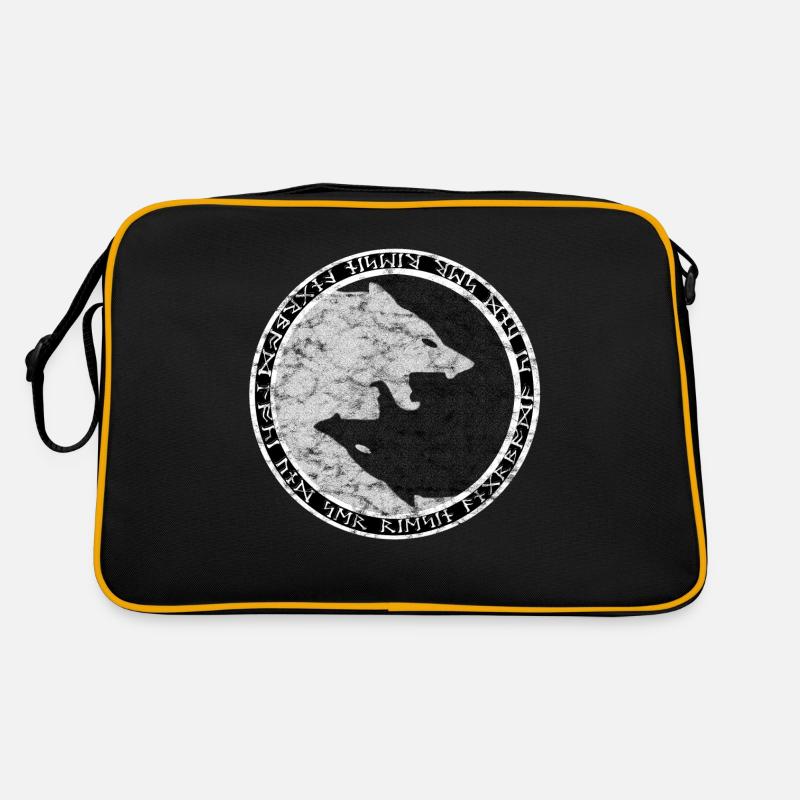 Fenrir - Yin und Yang Retro Tasche