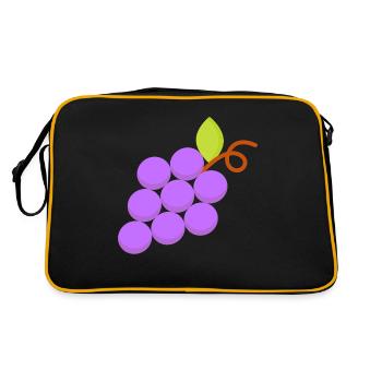 grape - Retro Bag - black/gold - Back