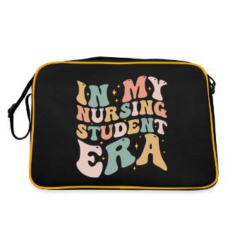 In My School Nurse Era In My Nursing Student Era - Retro Bag - black/gold - Back
