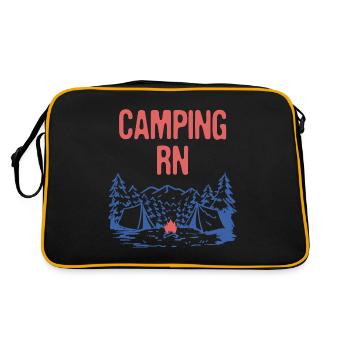 Camping RN Camper Forest Camp Woods Vacances - Sac Retro - noir/or - Dos