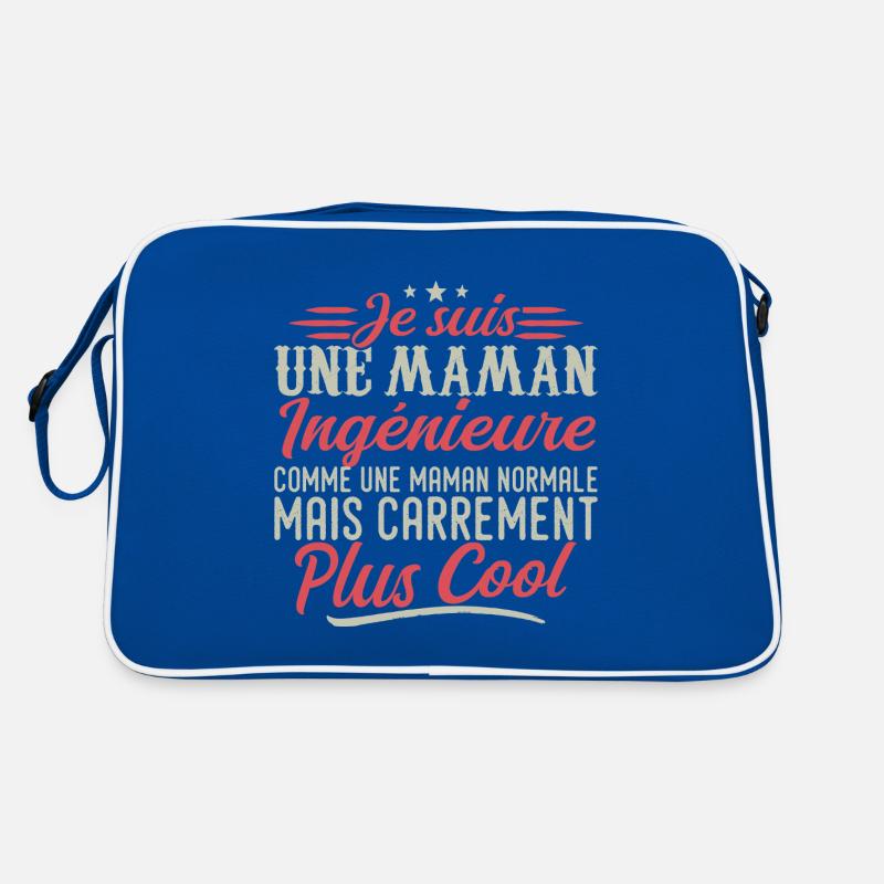 Ich bin eine Ingenieurs-Mama, ausgesprochen cool Retro Tasche
