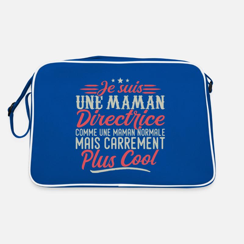 Ich bin eine Regie-Mama, ausgesprochen cool Retro Tasche