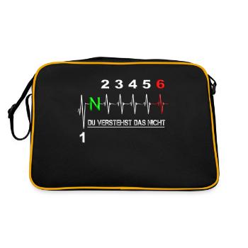 Vitesse de moto Comprendre le cadeau de changement de vitesse - Sac Retro - noir/or - Dos