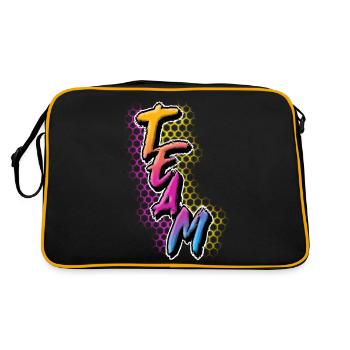 Team - Retro Bag - black/gold - Back