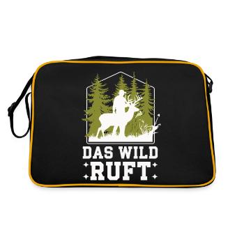 Hunter Hunting Hunting Hunting Clothing - Retro Bag - black/gold - Back