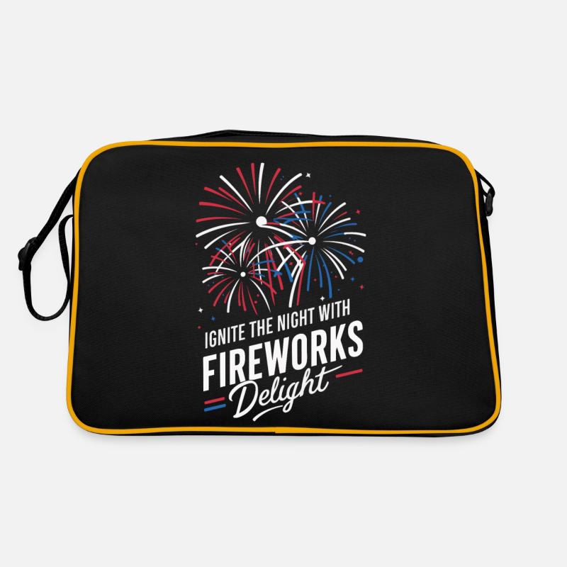 Pyrotechnics Fireworks Pyrotechnics Retro Bag