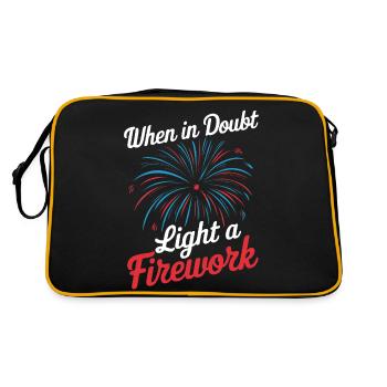 Pyrotechnics Fireworks Pyrotechnics - Retro Bag - black/gold - Back