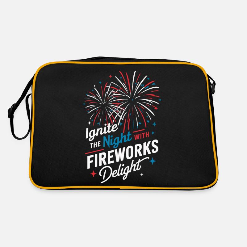 Pyrotechnics Fireworks Pyrotechnics Retro Bag