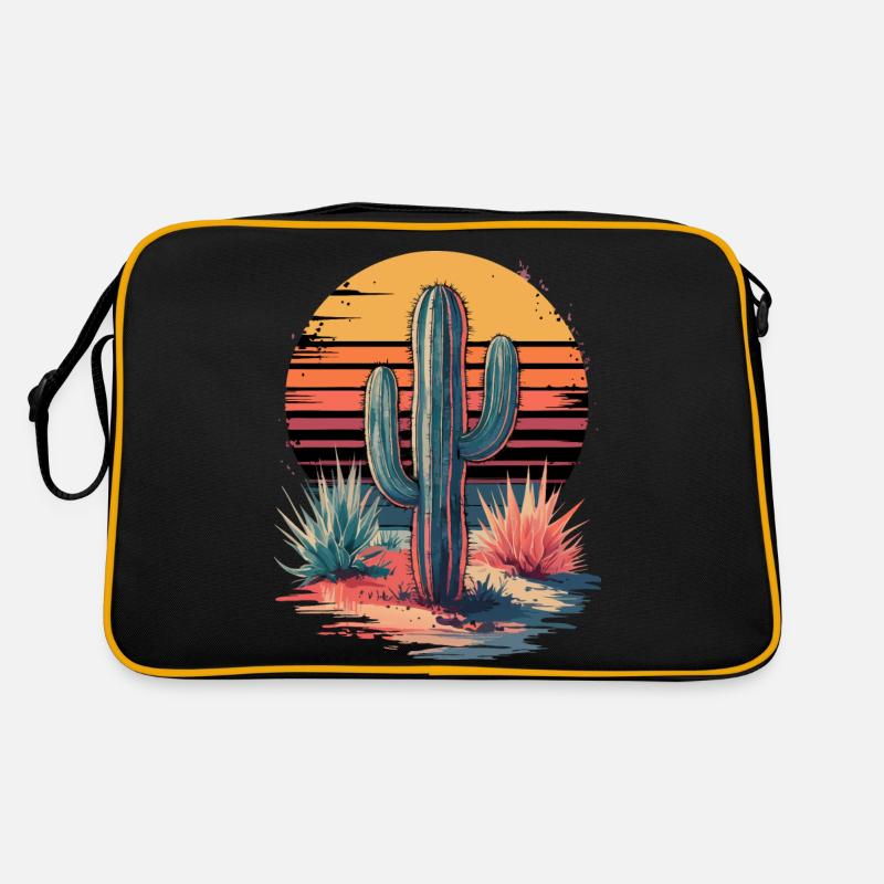 Cactus Cactus Plante du désert Sac Retro