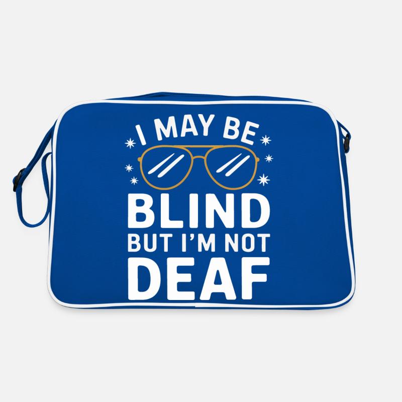 Blinde Blindheit Sehbehinderte Menschen Retro Tasche