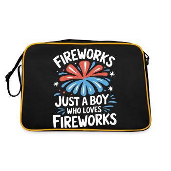 Pyrotechnics Fireworks Pyrotechnics - Retro Bag - black/gold - Back