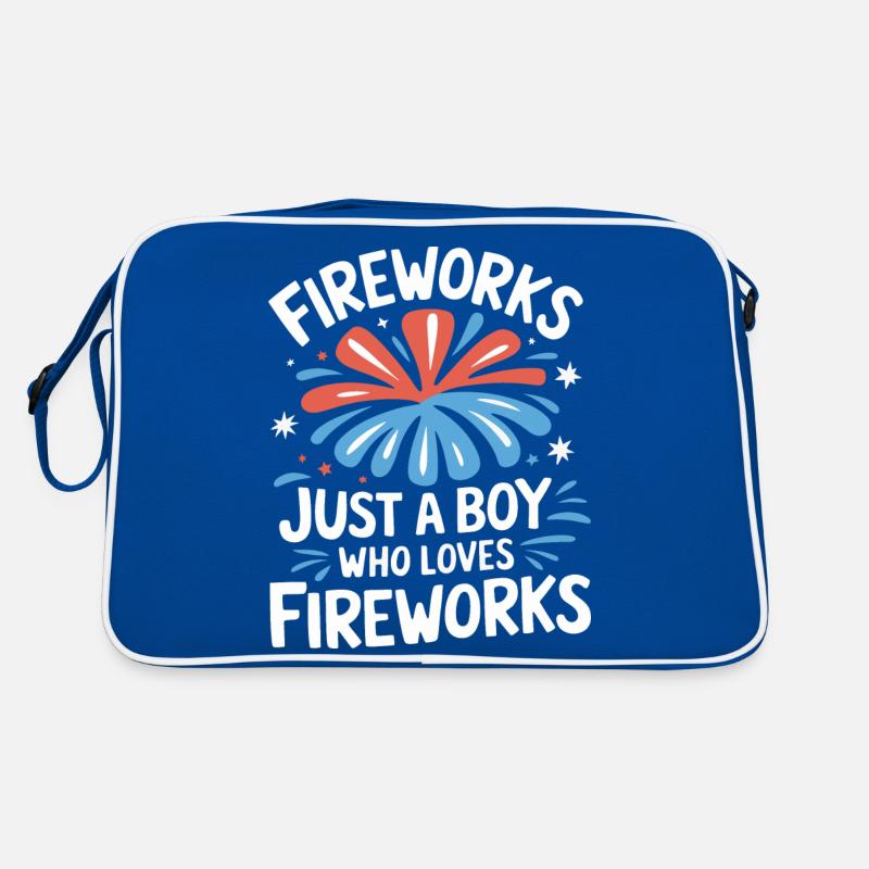 Pyrotechnics Fireworks Pyrotechnics Retro Bag
