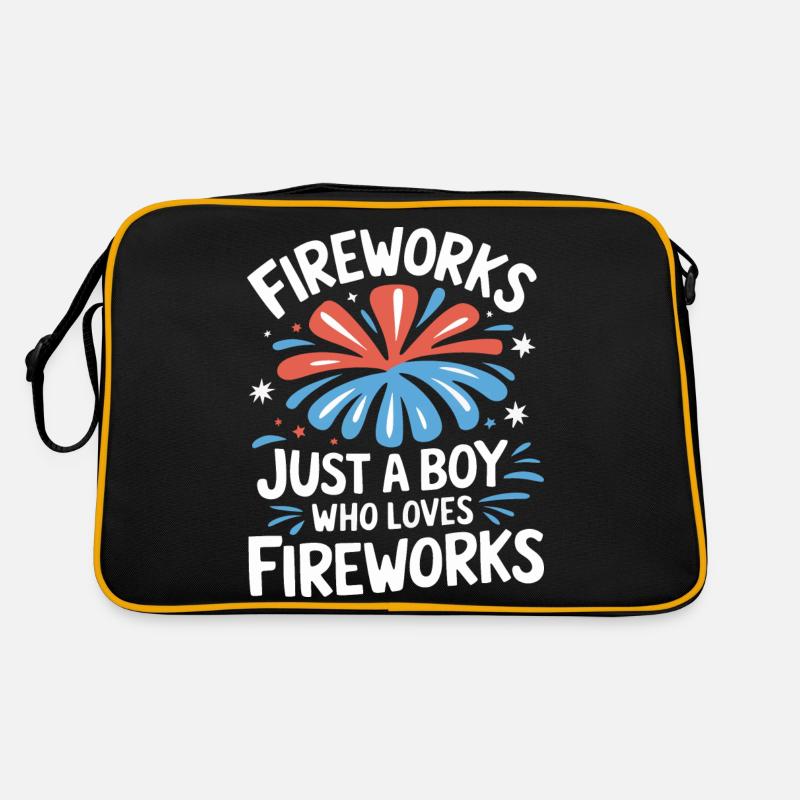 Pyrotechnics Fireworks Pyrotechnics Retro Bag