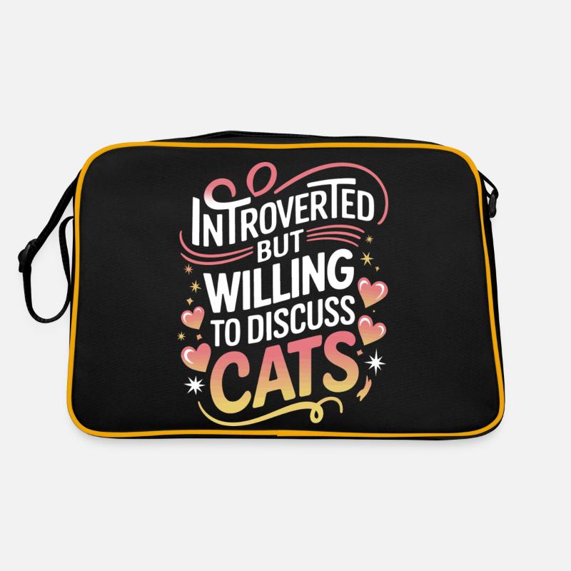 Introvert, antisocial, introvert Retro Bag