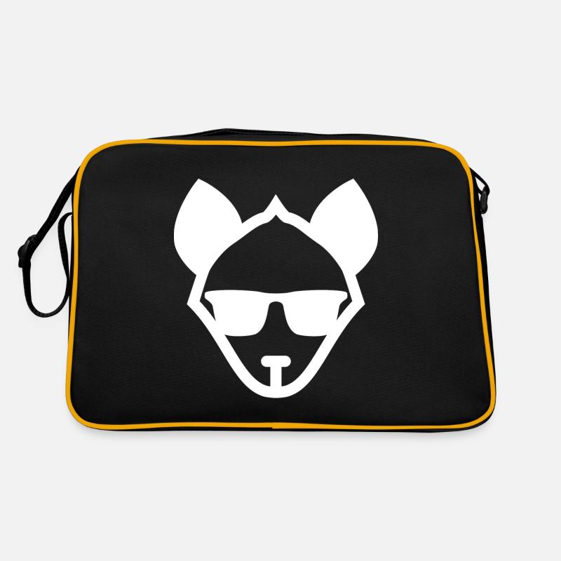 Hyena Head Retro Tasche