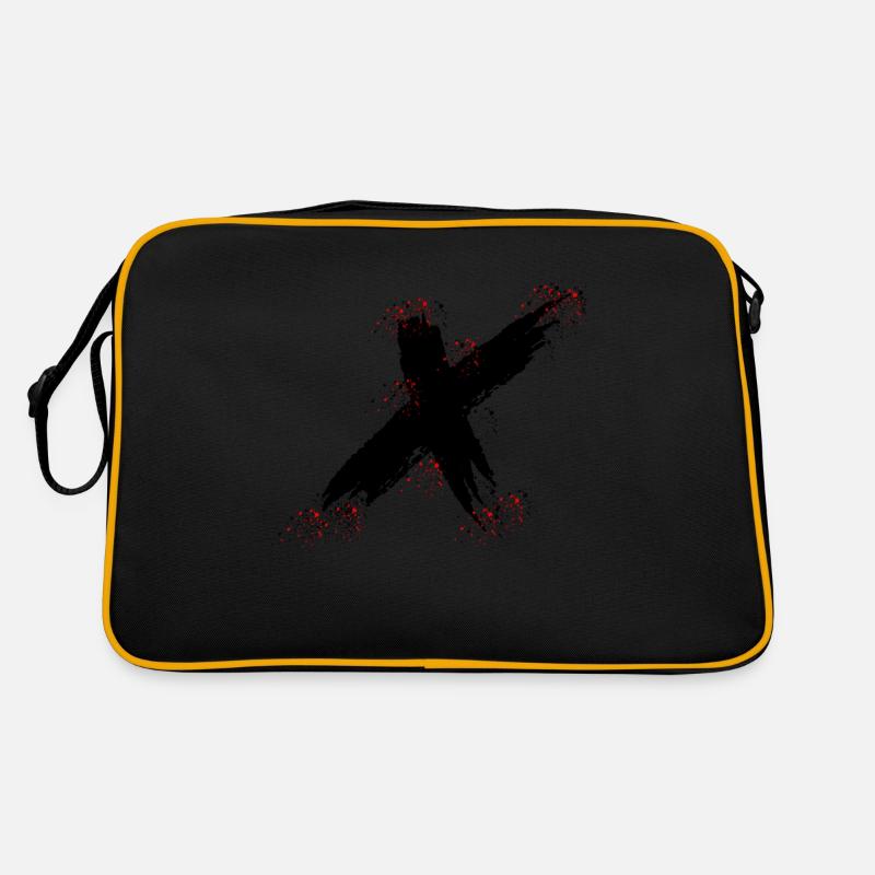 x logo Retro Tasche
