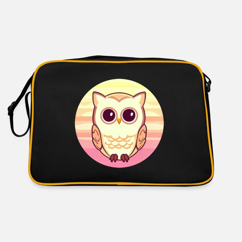Owl Sunset Design Sac Retro
