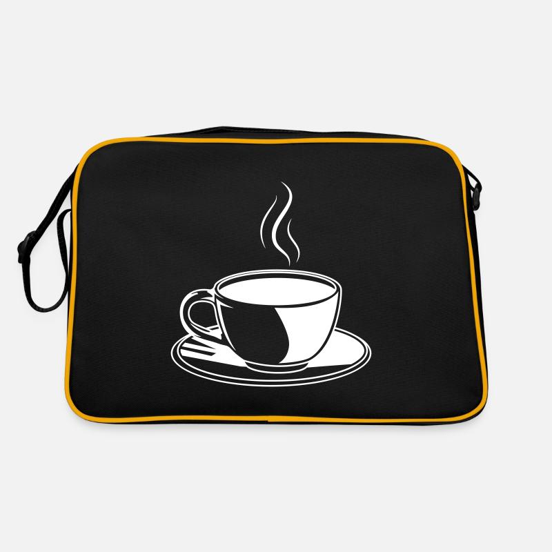 icône de tasse de café cappuccino Sac Retro