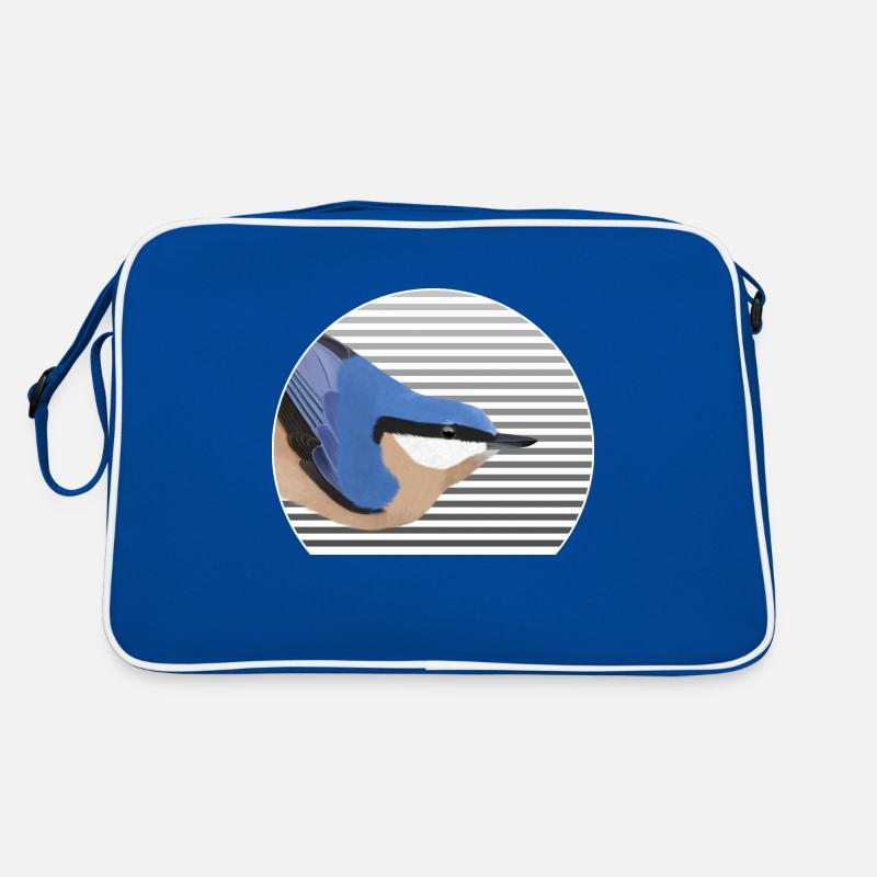 Nuthatch bird bird lover bird watcher Retro Bag