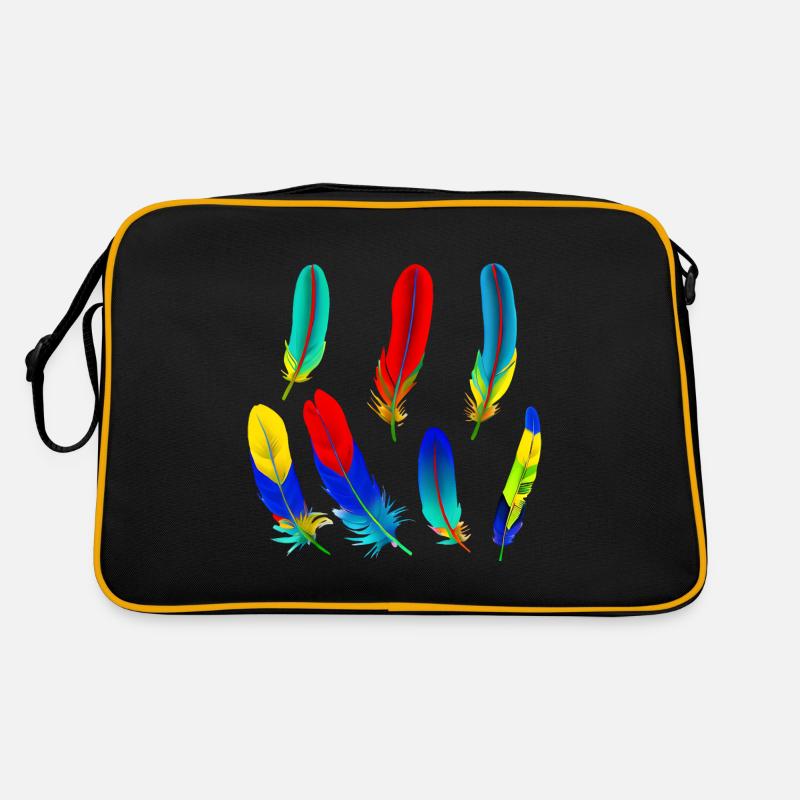 Papagei Federn Retro Tasche