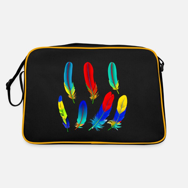 Plumes de perroquet Sac Retro