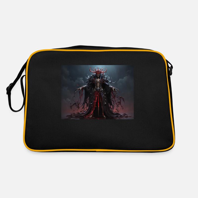 DreamShaper hades - Retro Tasche - Schwarz/Gold