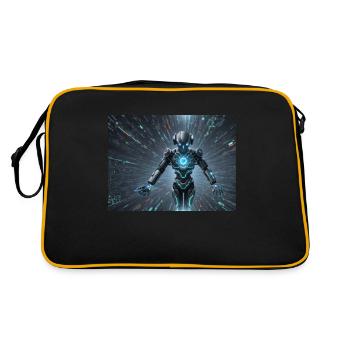 Synthèse de l’avenir de la technologie - Sac Retro - noir/or - Dos