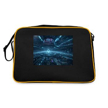 Synthèse de l’avenir de la technologie - Sac Retro - noir/or - Dos