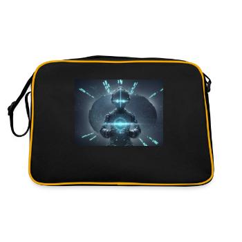 Synthèse de l’avenir de la technologie - Sac Retro - noir/or - Dos