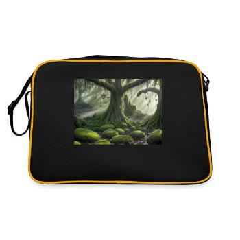 Esprits de la forêt - Sac Retro - noir/or - Dos