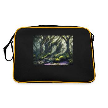 La forêt magique - Sac Retro - noir/or - Dos