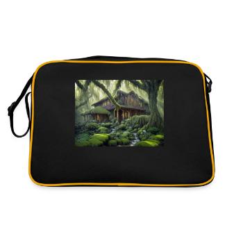 Maison magique dans les bois - Sac Retro - noir/or - Dos