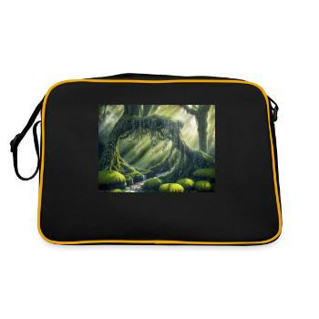 Forêt de magie - Sac Retro - noir/or - Dos