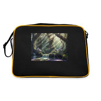 Forêt de magie - Sac Retro - noir/or - Dos