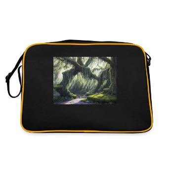 Forêt de magie - Sac Retro - noir/or - Dos