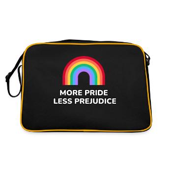 More Pride Less Prejudice - Retro Bag - black/gold - Back