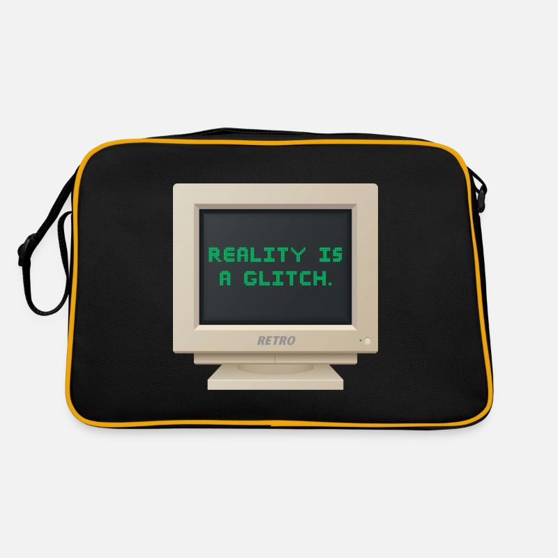 CRT Design - Reality is a glitch Retro Bag