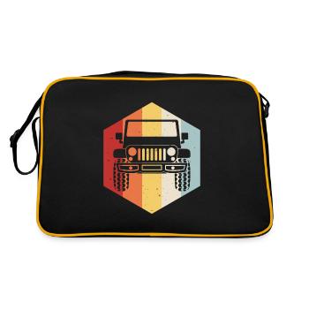 Véhicule tout-terrain 4wd 4x4 4wheeler cadeau AWD Offroad - Sac Retro - noir/or - Dos