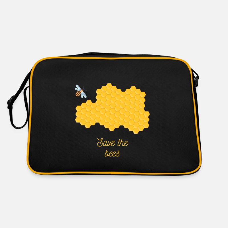 Save the bees Retro Tasche